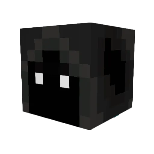 Nightmare47 Minecraft avatar head, 3D render