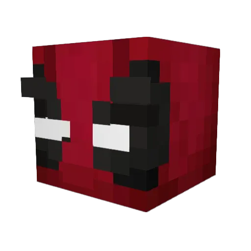 NightmareFire100 Minecraft avatar head, 3D render