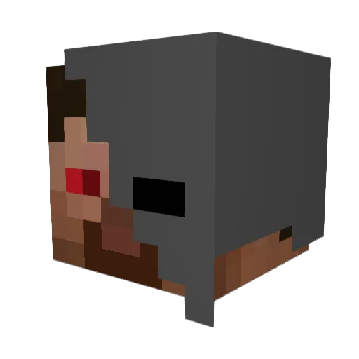 NightmareLMO Minecraft avatar head, 3D render