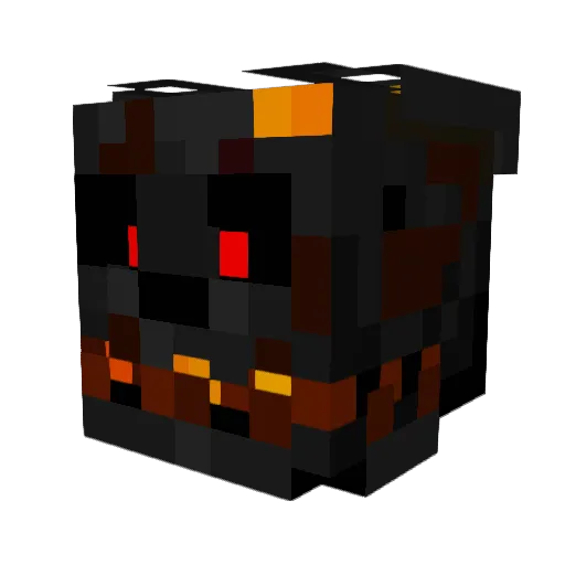NightmareSpringy Minecraft avatar head, 3D render