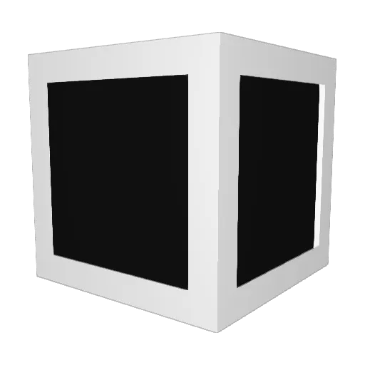 NightmareWalker Minecraft avatar head, 3D render
