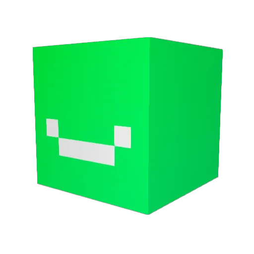 Nightmare_MEX_ Minecraft avatar head, 3D render