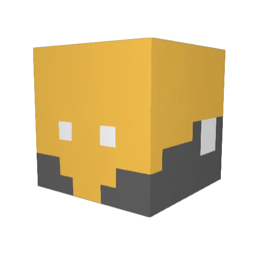 Nightseig2 Minecraft avatar head, 3D render