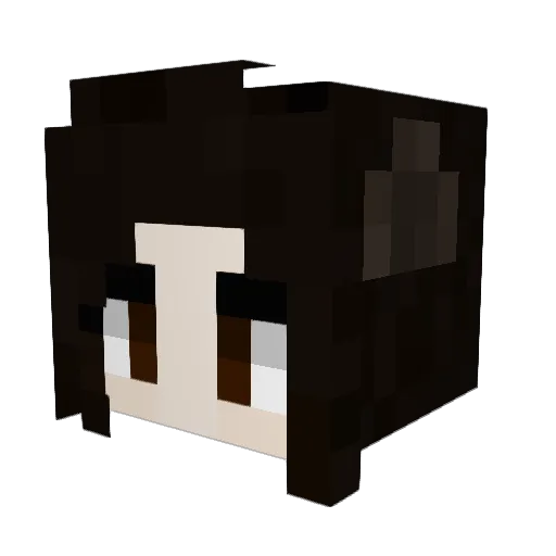 Nightshade_70 Minecraft avatar head, 3D render