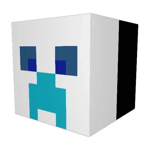 Nightslayer29 Minecraft avatar head, 3D render