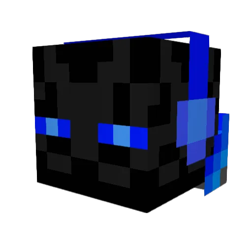 Nightstealth899 Minecraft avatar head, 3D render