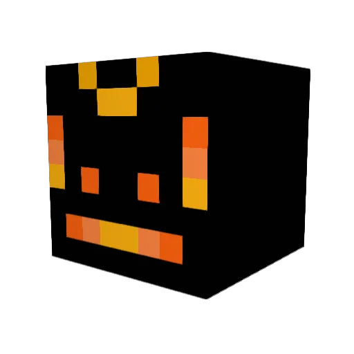 Nightstryke_03 Minecraft avatar head, 3D render