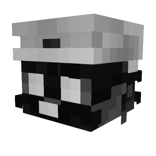 NighttimeGaming Minecraft avatar head, 3D render