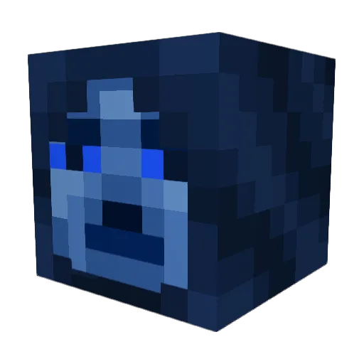 Nightzinga Minecraft avatar head, 3D render