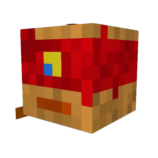 Nigoo33 Minecraft avatar head, 3D render