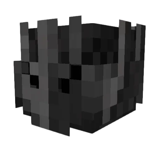 Nigorilla Minecraft avatar head, 3D render