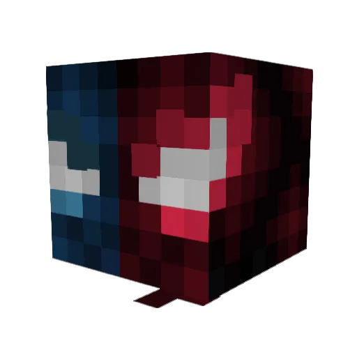 Nihanop Minecraft avatar head, 3D render