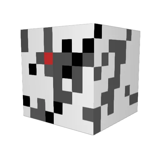 Nihare04 Minecraft avatar head, 3D render