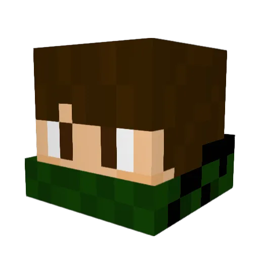 Nihilim_ Minecraft avatar head, 3D render