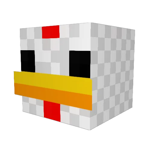NihilisticTurnip Minecraft avatar head, 3D render