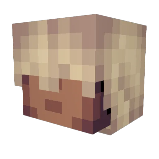 Nihilistic_Gamer Minecraft avatar head, 3D render