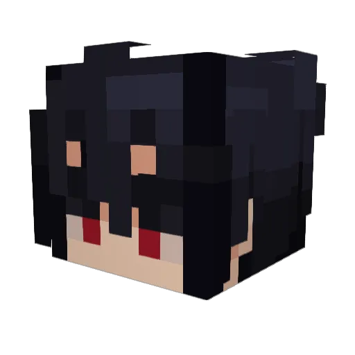 Niiioz Minecraft avatar head, 3D render