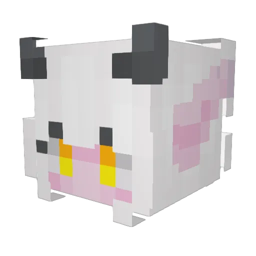 Niiji123 Minecraft avatar head, 3D render