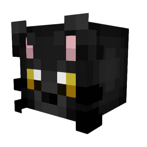 NijaWolf Minecraft avatar head, 3D render
