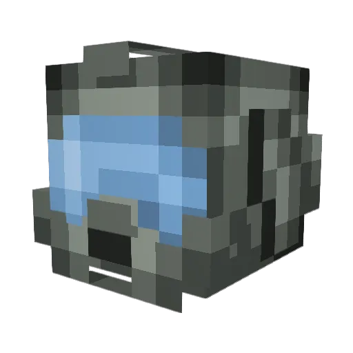 NijiN__ Minecraft avatar head, 3D render