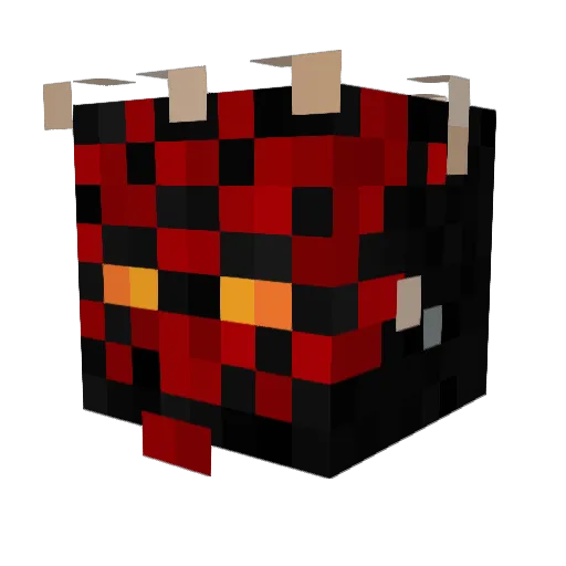 Nik0lov_ Minecraft avatar head, 3D render