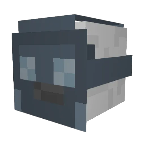 Nik420 Minecraft avatar head, 3D render
