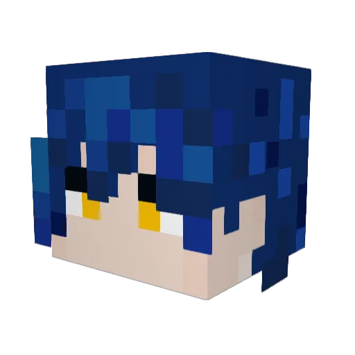 Nik6230 Minecraft avatar head, 3D render