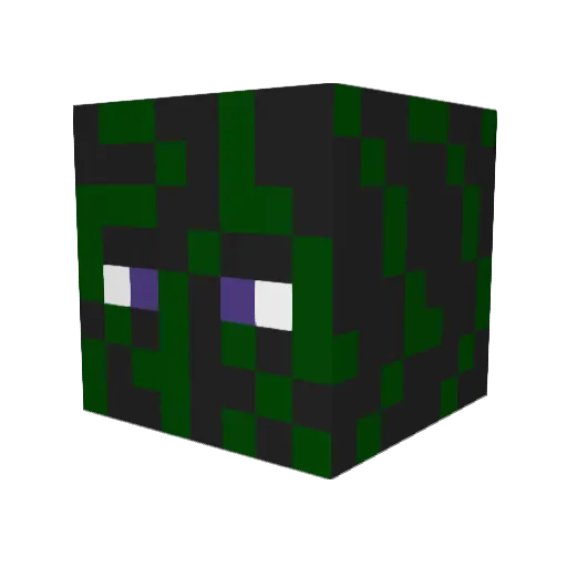 Nik6457 Minecraft avatar head, 3D render