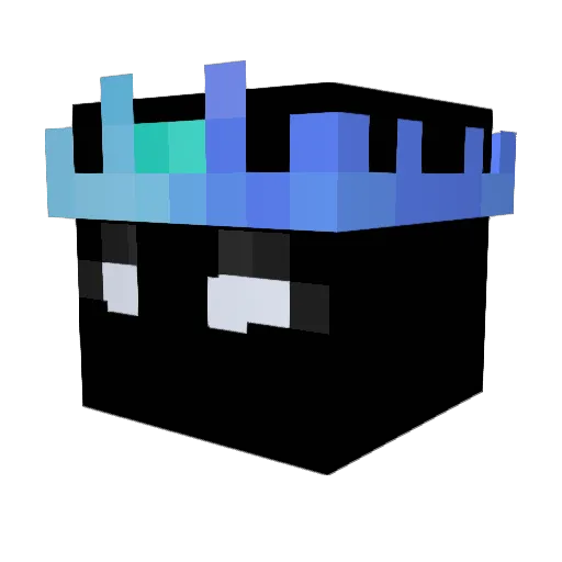 NikB_YT Minecraft avatar head, 3D render