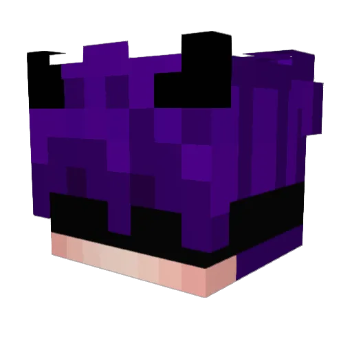 NikDen_ Minecraft avatar head, 3D render