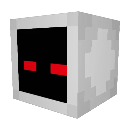 NikGB Minecraft avatar head, 3D render