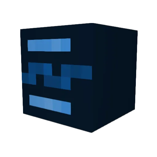 NikLore Minecraft avatar head, 3D render