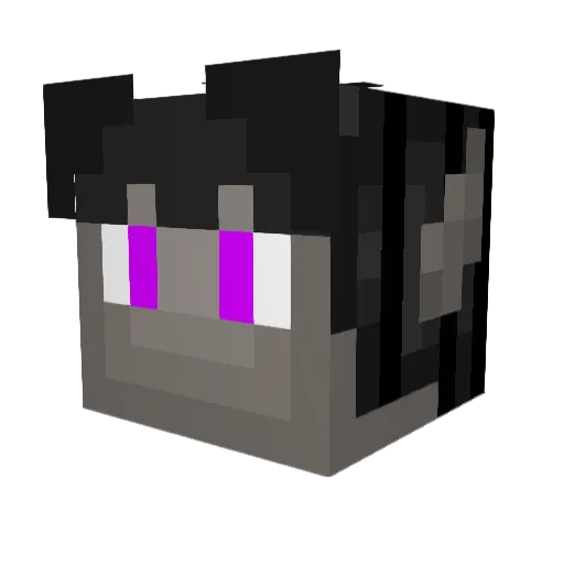 NikTheBug Minecraft avatar head, 3D render