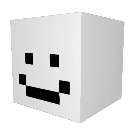 Nik_123 Minecraft avatar head, 3D render