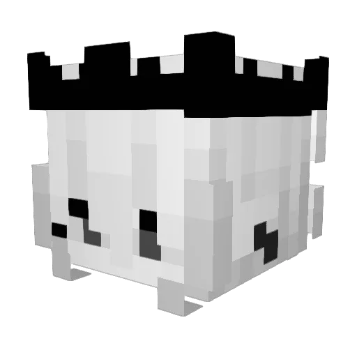 Nik_Nak_Nuk Minecraft avatar head, 3D render
