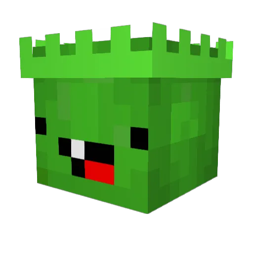 Nikcreeplp Minecraft avatar head, 3D render