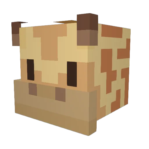 NikeHackerMode Minecraft avatar head, 3D render