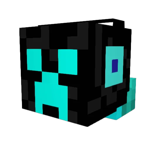 NikeSimms Minecraft avatar head, 3D render