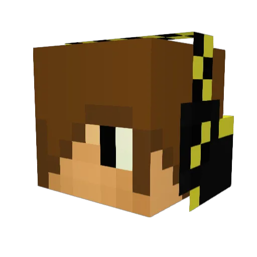 Nike_SGG Minecraft avatar head, 3D render