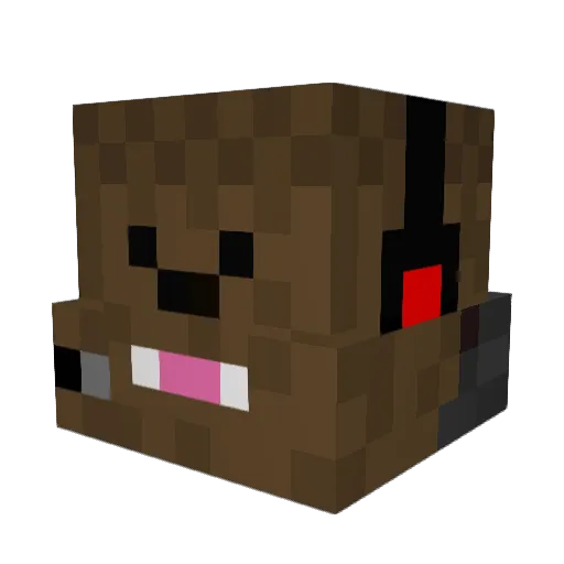 Nikebaca1234 Minecraft avatar head, 3D render