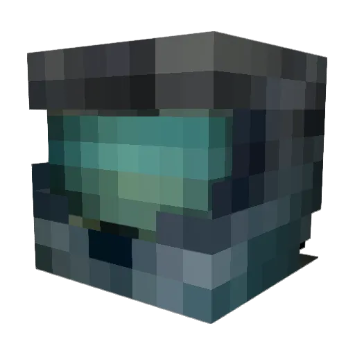 Nikem Minecraft avatar head, 3D render