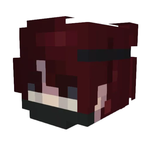 Nikez71 Minecraft avatar head, 3D render
