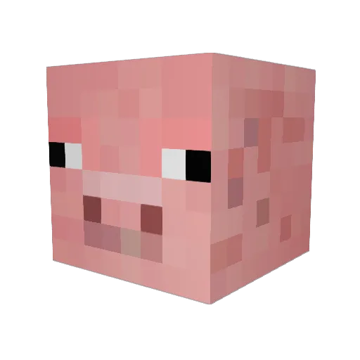 Niki2003HD Minecraft avatar head, 3D render