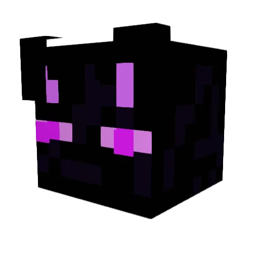 Niki385 Minecraft avatar head, 3D render