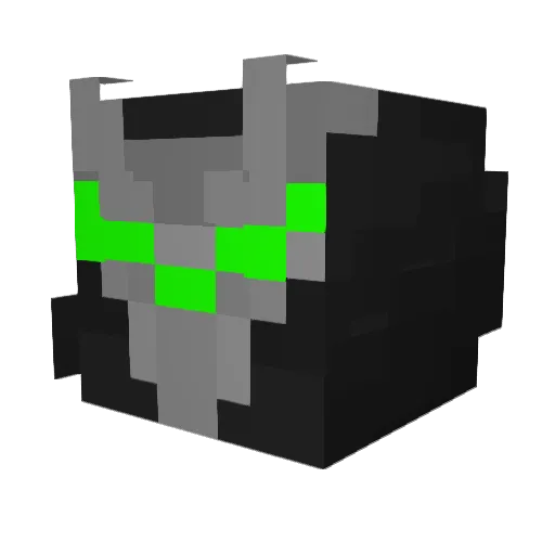 NikiZockt Minecraft avatar head, 3D render
