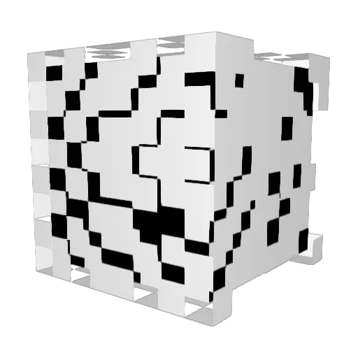 Nikiligo Minecraft avatar head, 3D render