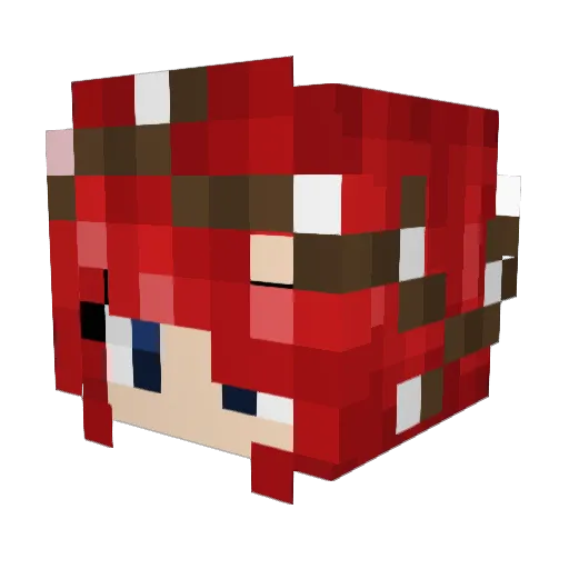 Nikita993 Minecraft avatar head, 3D render