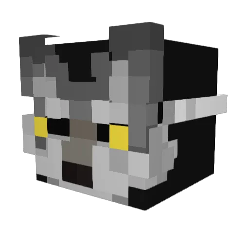 NikitaGati Minecraft avatar head, 3D render