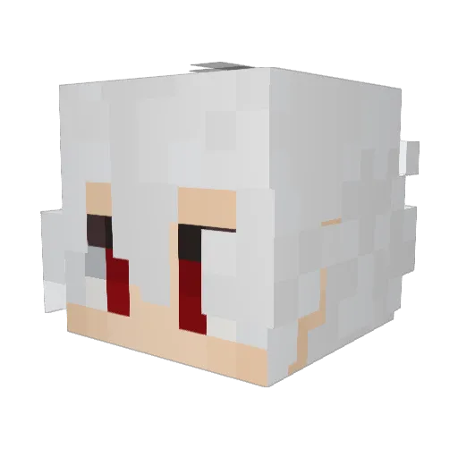 NikitaHmid Minecraft avatar head, 3D render