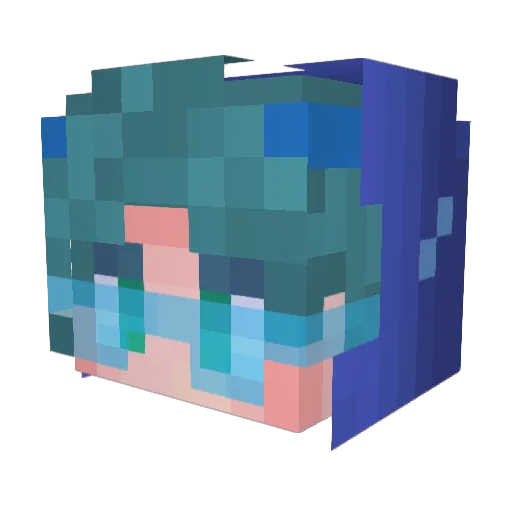 Nikita_73 Minecraft avatar head, 3D render